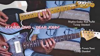 STATUS QUO - "Dear John" for Lead- & Rhythm-Guitar (Francis Rossi, Rick Parfitt) Cover