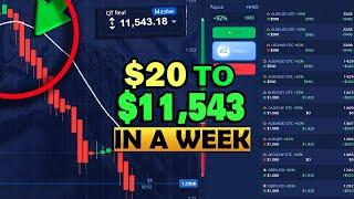 FROM $20 TO $11k IN A WEEK | BINARY OPTION STRATEGY | POCKET OPTION WINNING STRATEGY | FOR BEGINNERS