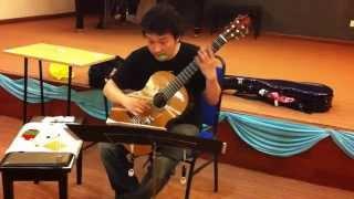 Gaku Yamada guitar recital on April 12th, 2014 (1)