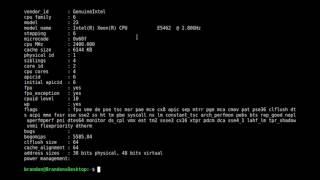 How to get CPU and RAM information on Linux