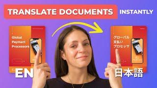 How to Translate Entire Documents with Visme