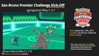 VGC '15 San Bruno Premier Challenge: Alex O (Evan Falco) vs Riley F (gengarboi)