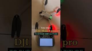 Unlocking DJI MINI 4 pro to fly 500m altitude#dji #djimini4pro #drone #tech