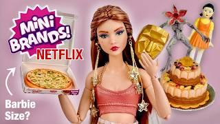 ZURU 5 Surprise Mini Brands NETFLIX! Are They Barbie Doll Sized? 13 Capsule Unboxing