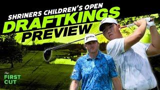 2024 Shriners Children's Open DFS Preview - Picks, Strategy, Fades | The First Cut Podcast