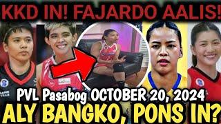 PVL LATEST UPDATE TODAY OCTOBER 20, 2024! MGA PLAYERS NA AALIS AT BABALIK SA TEAM ALAMIN! #pvl2024