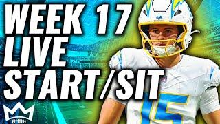 LIVE Week 17 Start/Sit Fantasy Football Advice Q&A | Fantasy Football 2024