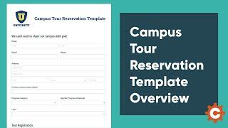 Campus Tour Registration Form Overview - Cognito Forms