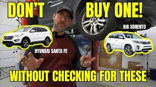 Common Problems with the Kia Sorento and Hyundai Santa Fe (yours will need these things)