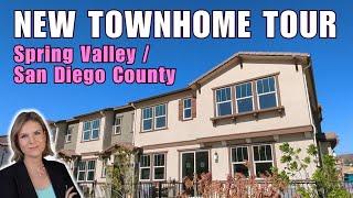 San Diego New Construction Townhome Tour - Beautiful Townhome in Spring Valley