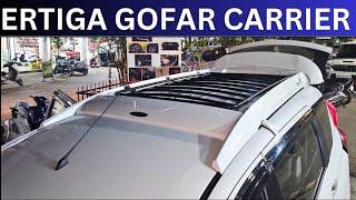 MARUTI SUZUKI ERTIGA M-TEK GOFAR LUGGAGE CARRIER INSTALLATION  62687 77684