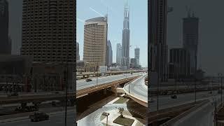 small shorts from Dubai mall extension..view of upper level & lower level.. with Burj khalifa,.