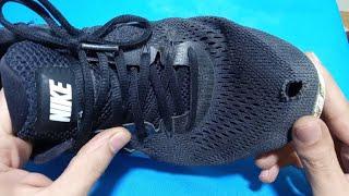 Learn how to invisibly fix a hole on your shoe / keep your shoes in good condition