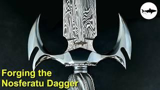 Forging a damascus dagger for Nosferatu