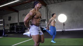 10 MINUTE FAT BURN WORKOUT |  NO EQUIPMENT | SIMEON PANDA & AUSTIN DOTSON