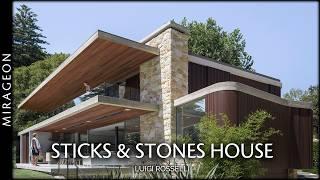 Magnificent Play of Masses Brought Together in Light | Sticks & Stones House