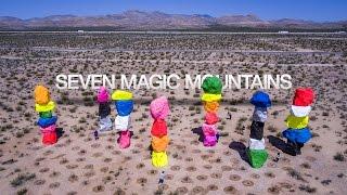 SEVEN MAGIC MOUNTAINS - Art Installation by Ugo Rondinone. Video by Aldryn Estacio of FlytPath.com