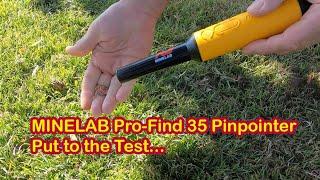 Minelab Pro Find 35 Pinpointer REVIEW : Metal Detecting