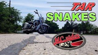 How to Deal with Tar Snakes on your Motorcycle