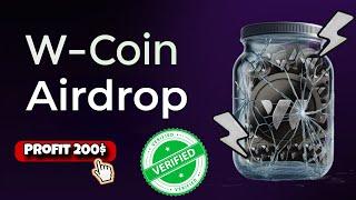 W Coin Telegram Tap To Earn || W Coin Mining Airdrop Details || Wcoin Withdrawal and listing || New