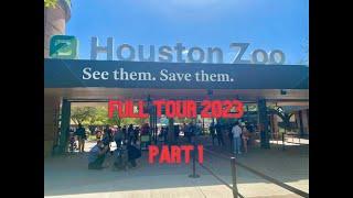 Houston zoo Full tour 2023 - Part 1