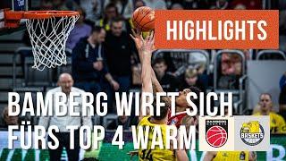 Highlights: Bamberg Baskets - EWE Baskets Oldenburg (Saison 2024/25) | easyCredit BBL