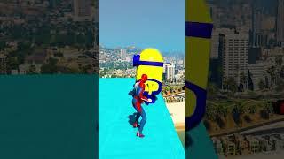 GTA 5 Epic Ragdolls | Spider-Man Jumps/Fails #1