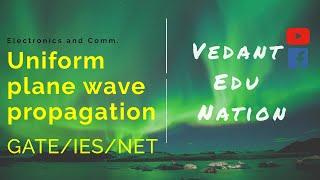 Uniform plane wave propagation inside a lossy dielectric medium - GATE/IES (2022)
