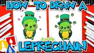 How To Draw A Turtle Leprechaun