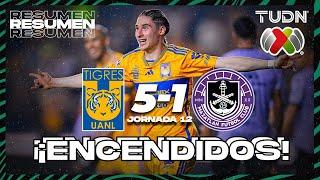 HIGHLIGHTS | Tigres 5-1 Mazatlán | CL2024 - Liga Mx J12 | TUDN