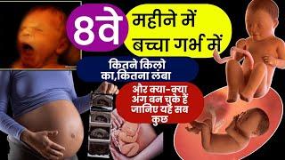 प्रेगनेंसी का आठवां महीना।। गर्भावस्था का आठवां महीना ।। 8 Month Pregnancy Baby Development ||