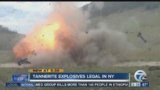 Tannerite Explosives in New York