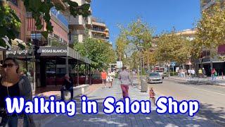 Walking in Salou Spain Shopping Area |  October 2022