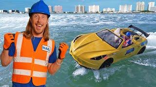 Jet Boat Car | Awesome Water Vehicle Ride with Handyman Hal