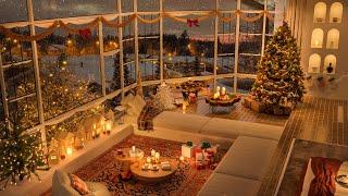 Cozy Christmas Jazz 2025 | Relaxing Fireplace & Smooth Tunes for Focus – 4K Holiday Magic 