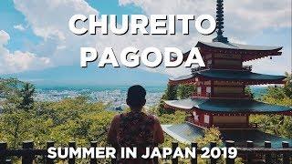 4K Chureito Pagoda - Mount Fuji - Kawaguchiko - Summer in Japan 2019 - DJI Osmo Pocket - Note 9