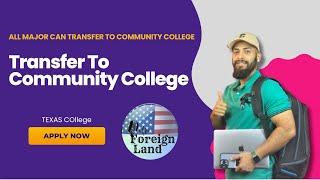 Transfer to Community College in Texas | Spring Students | Detail Guidance || #podcast #usaeducation