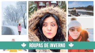 CASACOS DE INVERNO | inverno canadense#inverno #canada #vidareal