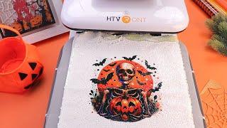 Sublimate a Halloween Magic bag With HTVRONT Auto Heat Press!