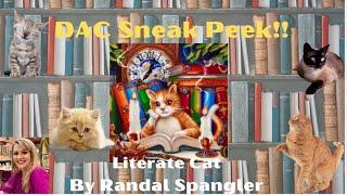 A Diamond Art Club Sneak Peek! Literate Cat By Randal Spangler.