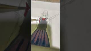 Beautiful  little school girl painting art ###hkart