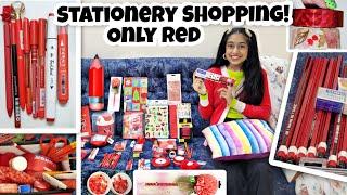 Stationery Shopping!️ *ONLY RED* | Riya's Amazing World