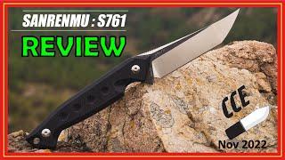 FULL Review of the Sanrenmu S761- Budget Full Tang Fixed Blade Tanto