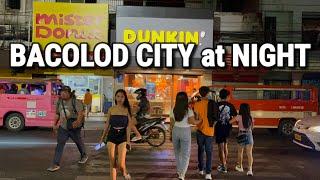 Walking at Night in BACOLOD CITY, Philippines  | Streets of Downtown Bacolod at Night!