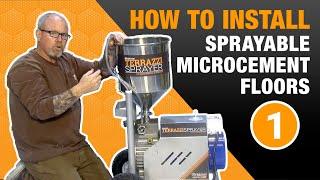 How to Install Sprayable Microcement Part 1