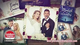 Thousands of wedding photo booth templates, screens and themes