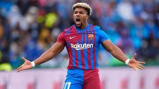 Adama Traore scores first goal for Barcelona!