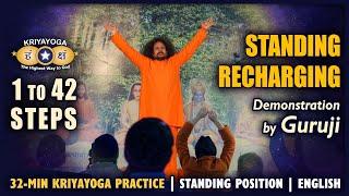 Kriyayoga: 1 to 42 Steps of Standing Recharging  ( English )