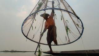 “Our ancestors used these nets.” Iconic fishing method on the wane on Myanmar’s Inle Lake