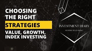 Choosing the Right Investment Strategies: Value, Growth, Index Investing !